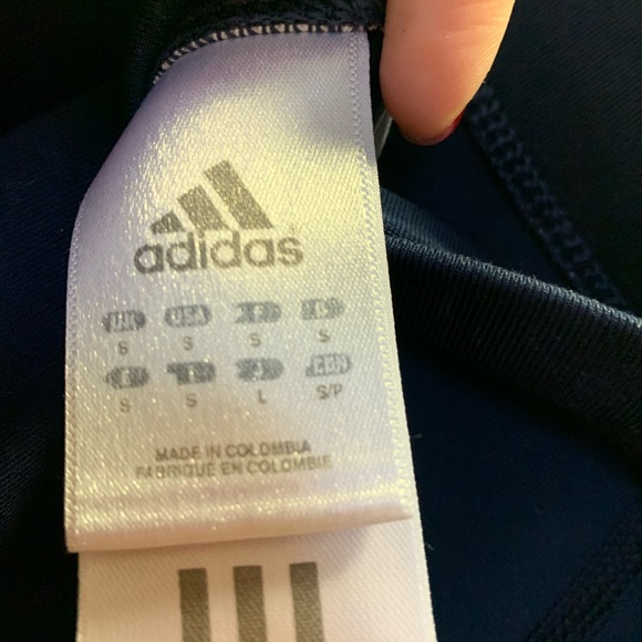 Navy adidas shorts - Picture 3 of 3